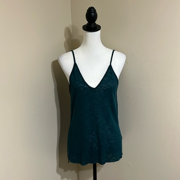 ⭐️Project Social T, Women’s Fray Bottom Tee Teal Size XS⭐️ - Picture 2 of 6